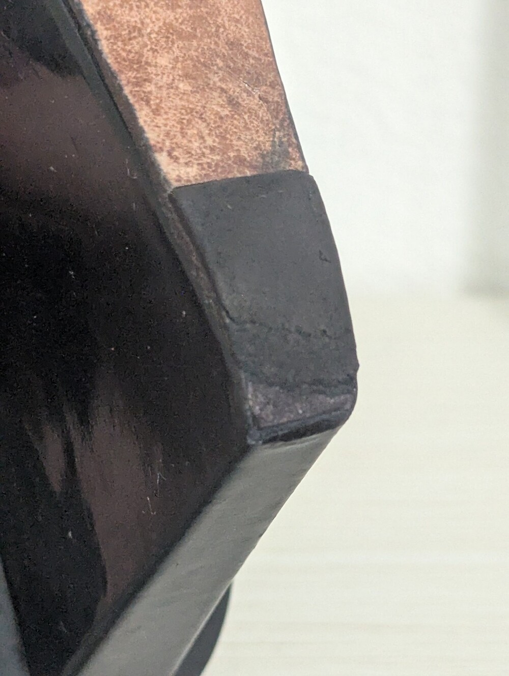 Vintage Miu Miu Black Patent Leather Slingback Wedge - Picture 8 of 9